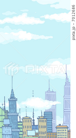 Sky above the cityscape. 7012686
