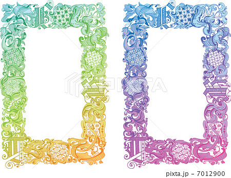 Calligraphic Floral Boarder 7012900
