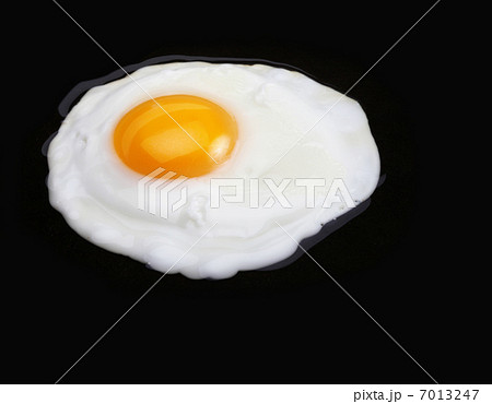 fried eggs on black 7013247