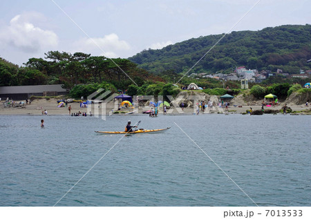 カヤックと一色海岸 7013533