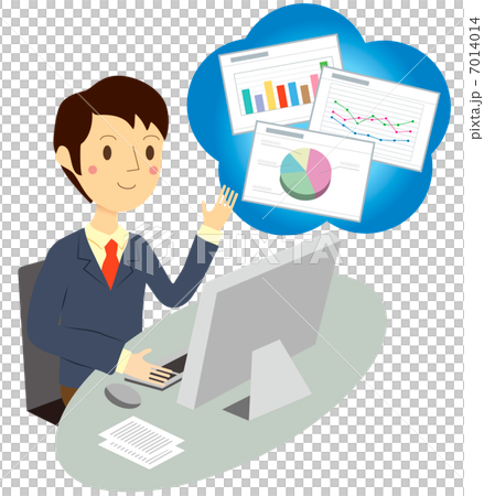 ビジネスマン　企画書 7014014