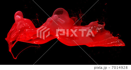 Isolated shot of paint splashing Isolated shot of paint splashing 7014928