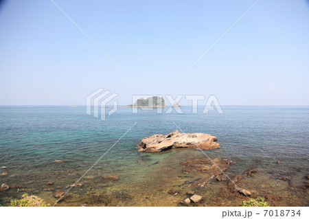 汐吹崎より手石島の眺め 7018734