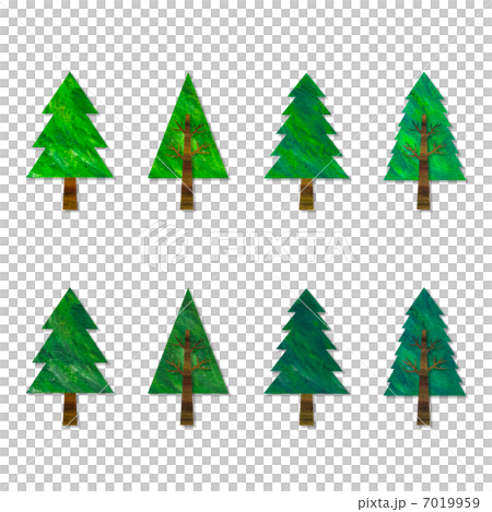 針葉樹のイラスト 7019959