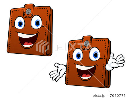 Brown leather purse 7020775