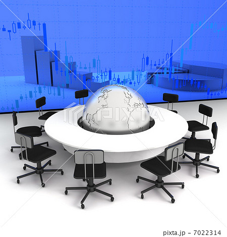 Business concept. Financial conference 7022314
