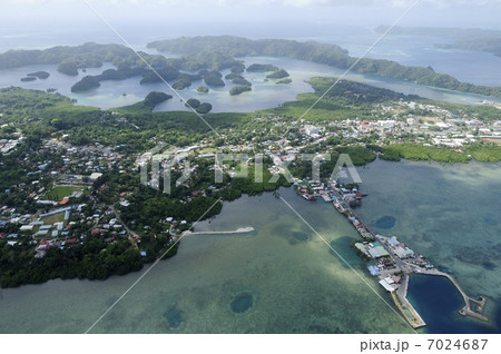パラオ・コロール市街全景 7024687