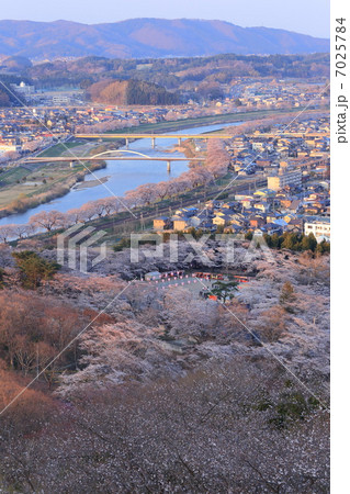 船岡城祉から一目千本を望む 7025784