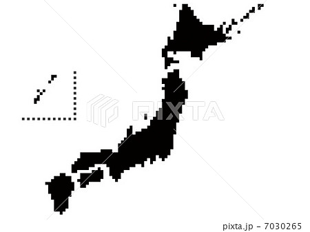 日本地図（白バック） 7030265