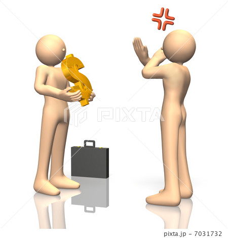 償いを描いた3Dレンダリング画像 7031732