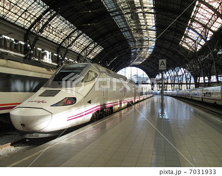 バルセロナフランサに停車中の特急列車 バルセロナフランサに停車中の特急列車 7031933