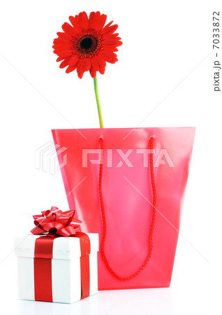 gift and red flower gift and red flower 7033872