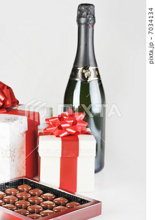 chocolate in box and champagne chocolate in box and champagne 7034134