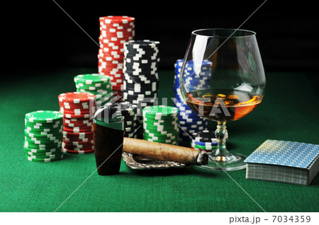 drink and playing cards drink and playing cards 7034359