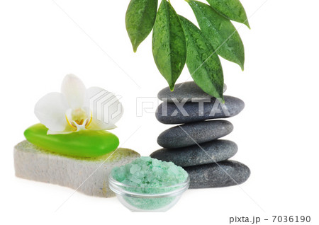 towel and green soap 7036190
