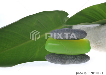 Green soap and sponge 7040121