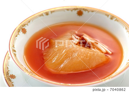 フカヒレ フカヒレスープ 高級食材 食品 フカヒレ料理 中華料理 の写真素材