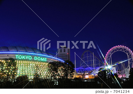 東京ドームとイルミネーション 7041234