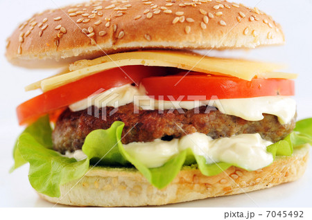 hamburger with cutlet hamburger with cutlet 7045492