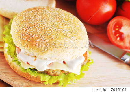 sandwich with cutlet 7046161