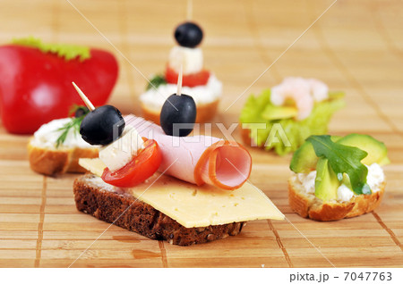 Sandwich with ham 7047763