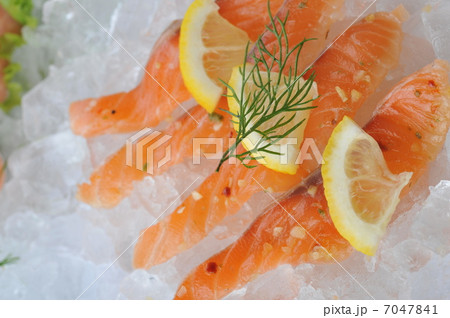red fish on ice 7047841