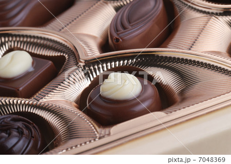 chocolates in foil box 7048369