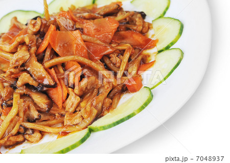 chinese food on plate close up chinese food on plate close up 7048937