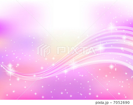 背景 空 宇宙 ピンク 星のイラスト素材