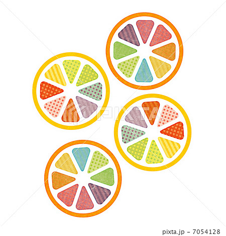 レモン オレンジのイラスト素材 7054128 Pixta