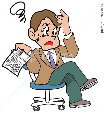 困る男性 7054615