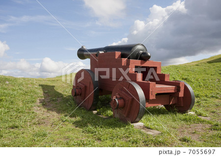 Old cannon at Fredriksten Fortress (Halden, Norway) 7055697