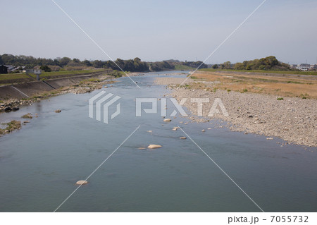 山国川　下流域の流れ 7055732