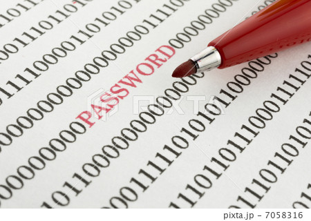 パスワードと赤ペン 7058316