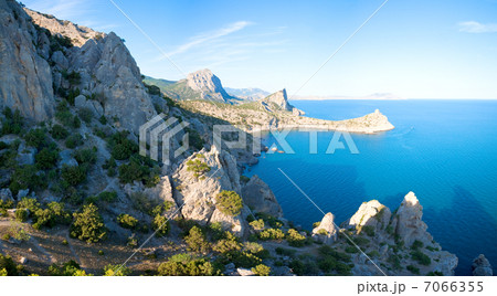 Coastline of "Novyj Svit" reserve (Crimea, Ukraine) 7066355