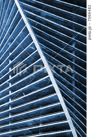 futuristic exterior of a building under construction 7066482