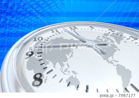 11時57分／世界地図の懐中時計 7067177