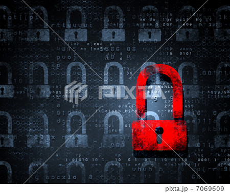 security concept with a lock 7069609