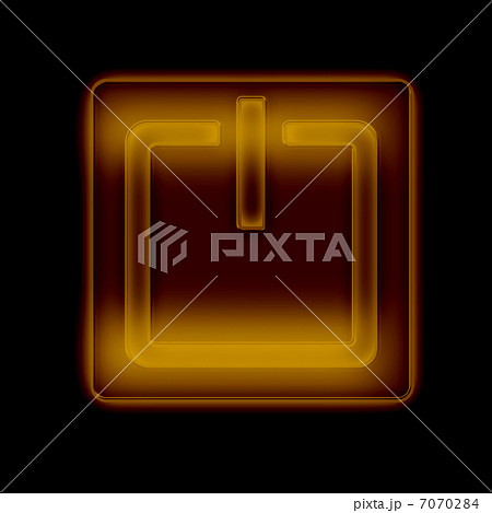 Power button against black background 7070284