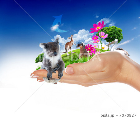 Green world and wildlife protected 7070927