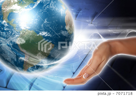 Hands, line, planet earth Hands, line, planet earth 7071718