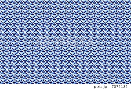 波模様のイラスト素材