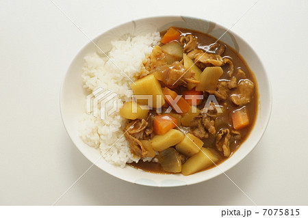 カレーライス 真上から カレーライス 真上から 7075815