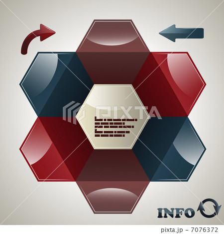 vector hexagon infographic template vector hexagon infographic template 7076372