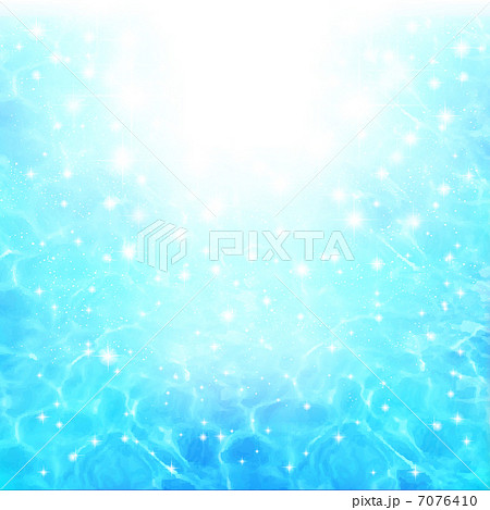海 波紋 背景 光のイラスト素材 7076410 Pixta