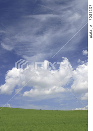 草原と雲 7085137
