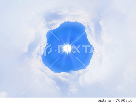 blue sky and sun. blue sky and sun. 7090210