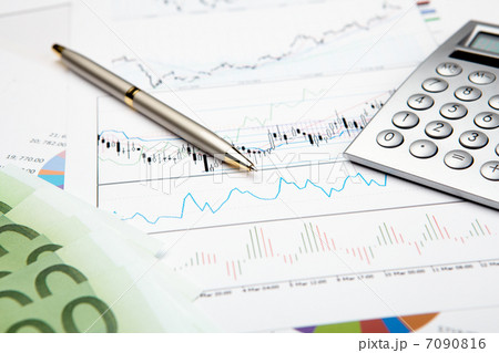 financial charts and graphs 7090816