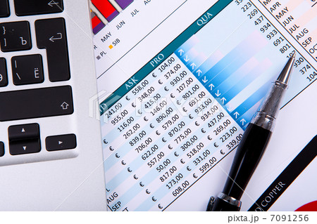 Graphs, charts, business table. Graphs, charts, business table. 7091256