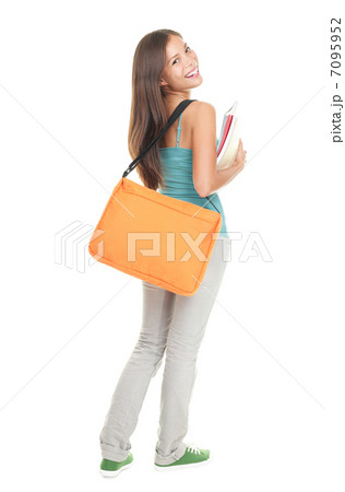 Asian Student standing smiling 7095952